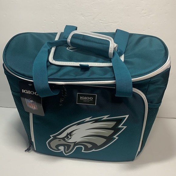 Philadelphia Eagles NFL Tailgate Tote Igloo Cooler Bag 28-Can Capacity New - Picture 10 of 10